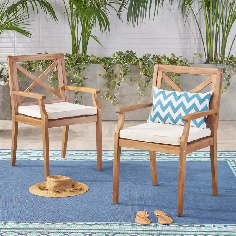 2PCS Dining chair with cusions