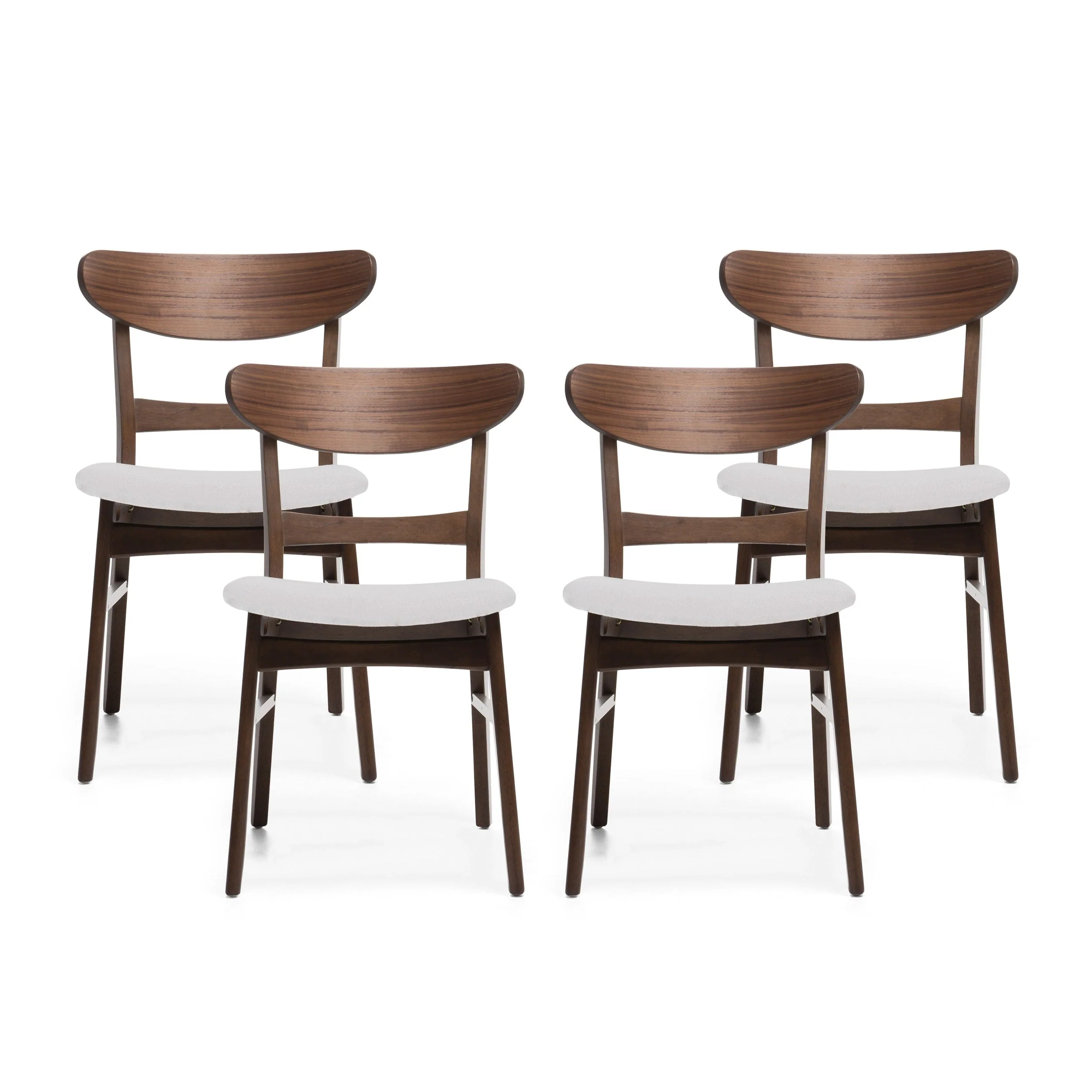 Idalia Mid-century Modern Dining Chairs (Set of 4) by Christopher Knight Home