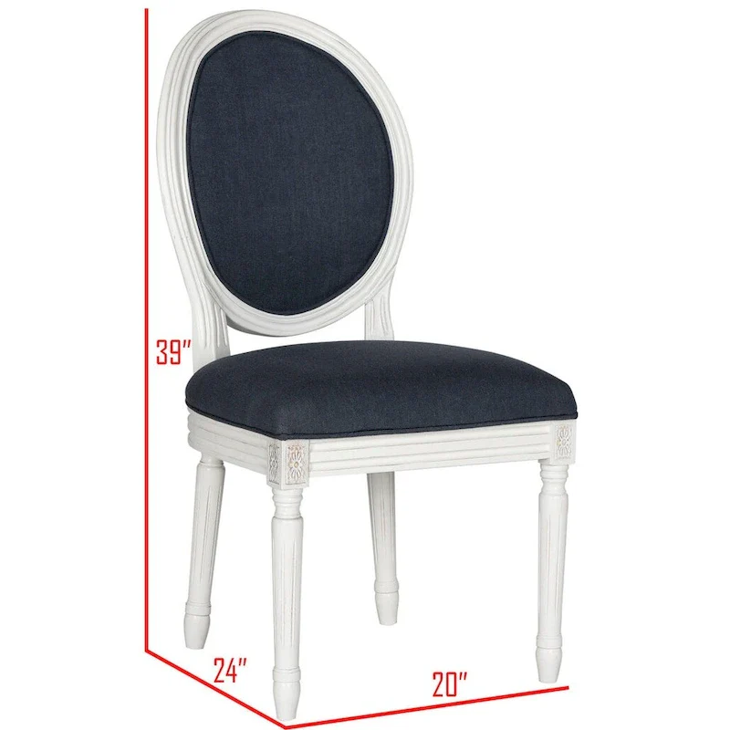 SAFAVIEH Rona Parisian Oval Dining Chair (Set of 2) - 20Wx20Dx39H