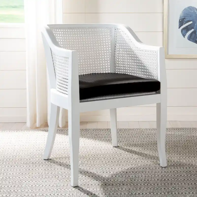 SAFAVIEH Velva Cane Dining Chair - 23.8 x 23.2 x 32.1 - 24Wx23Dx32H