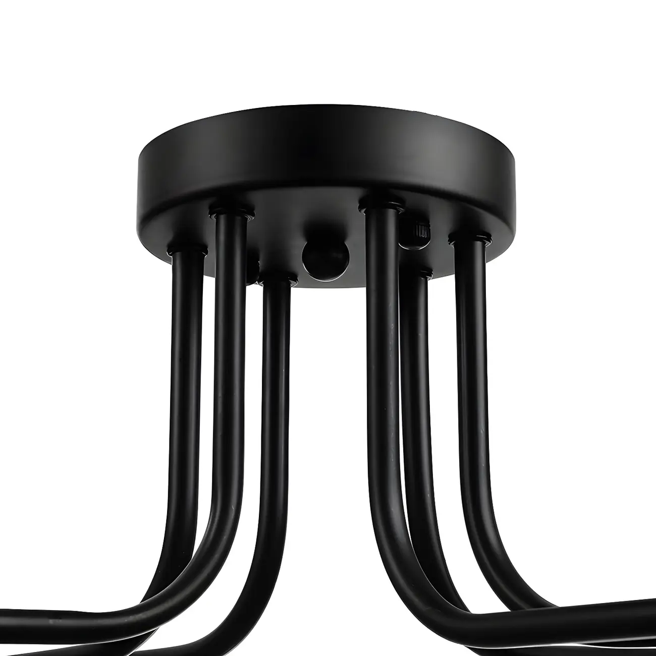 Industrial Branch Metal Semi Flush Ceiling Light