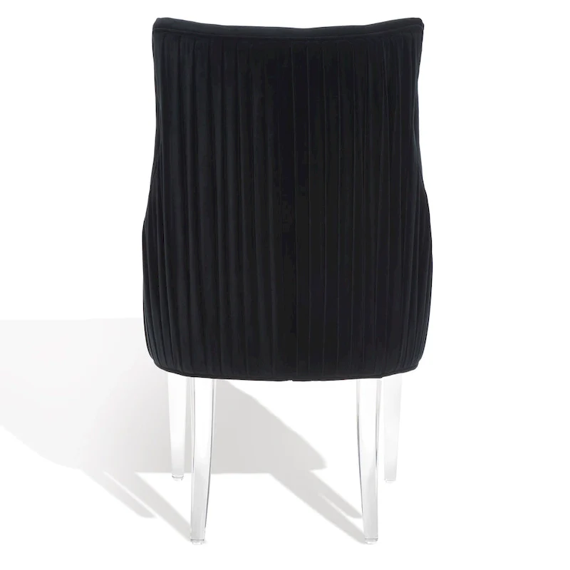 Acrylic Leg Dining Chair - 22W x 28D x 38H Modern Glamour Style