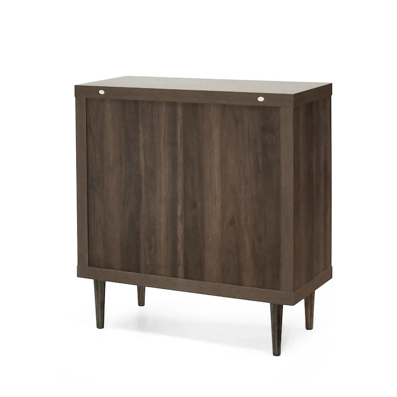 Walnut / Walnut+White / Gray Maple Mid-Century Modern 3-Drawer Chest – Single
