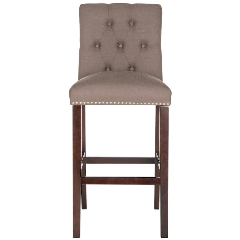 31.5 Inch Tufted Bar Stool Set of 2 (19W x 23D x 44H)