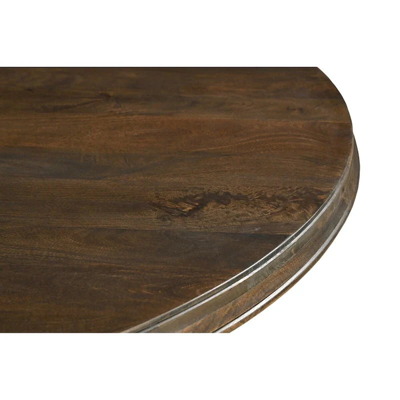 Willow 60 Round Solid Wood Pedestal Dining Table - Beige