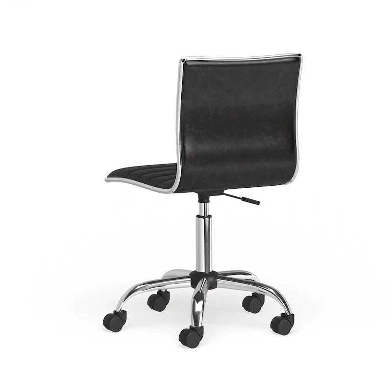 Carson Carrington Lund Modern Chrome Office Chair