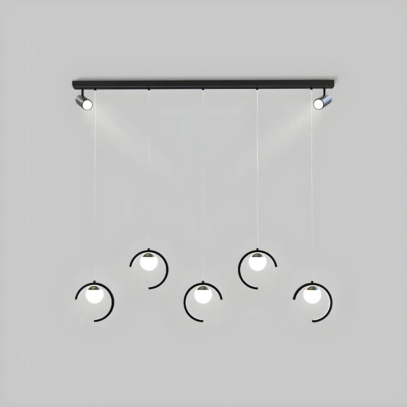 Modern Metal Geometric Kitchen Island Pendant Lights