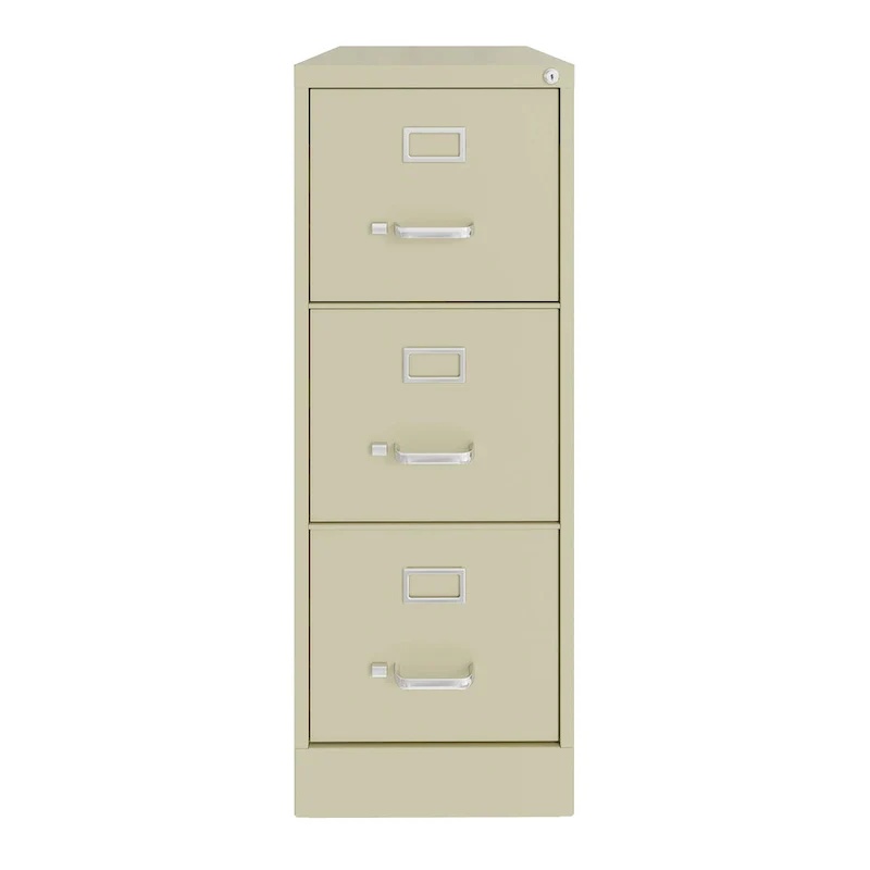 Hirsh 22-in Deep 3 Drawer, Letter Width, Vertical File Cabinet