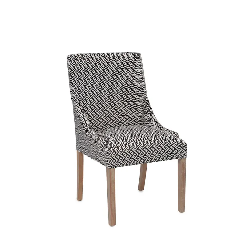 Marie Transitional Slope Arm Dining Room Chair