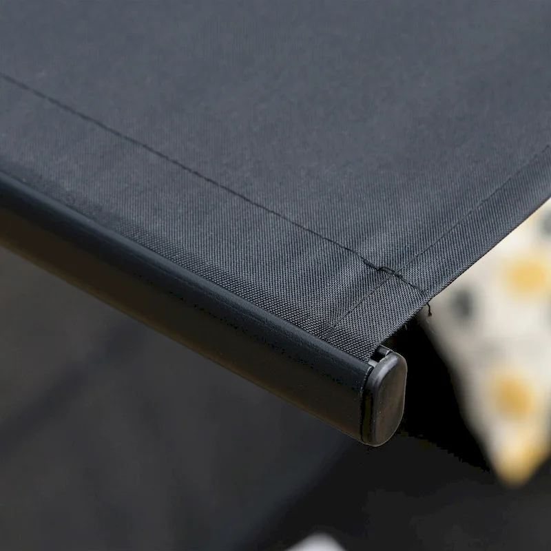 Patio Swing Chair with Canopy, Adjustable Tilt Canopy, Armrests