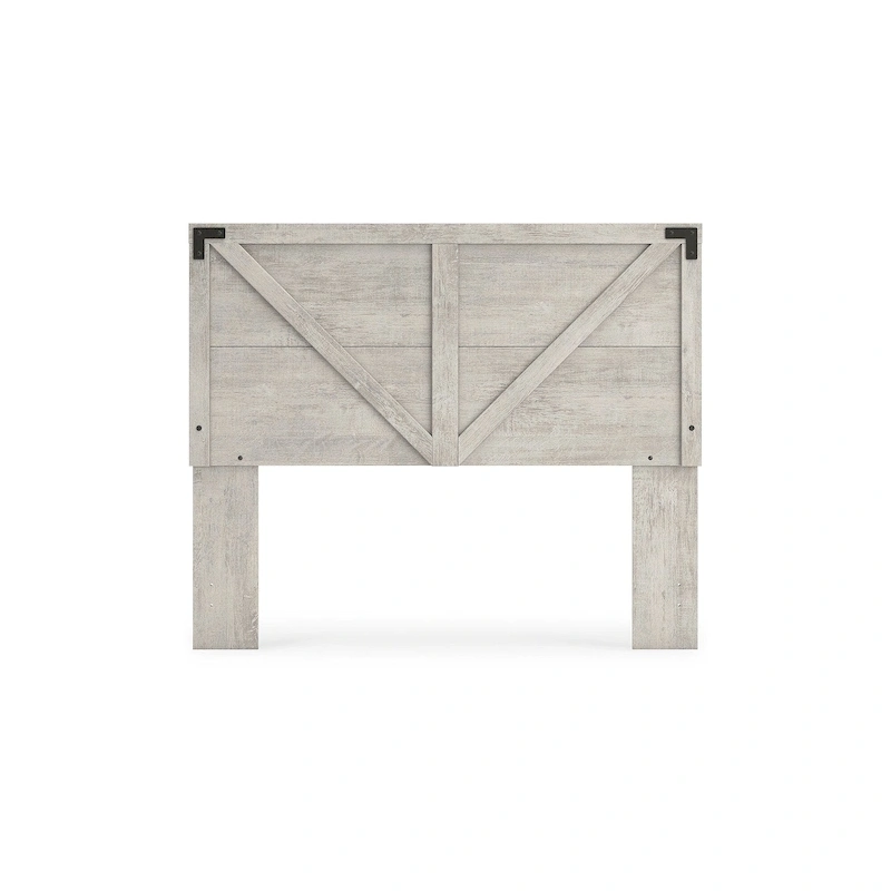 Signature Design by Ashley Shawburn Gray Crossbuck Panel Headboard