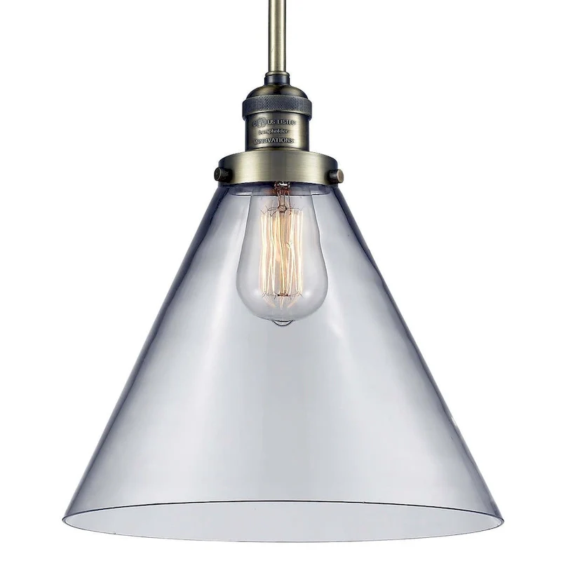 Innovations Lighting X-Large Cone Single Light 12  Wide Pendant with