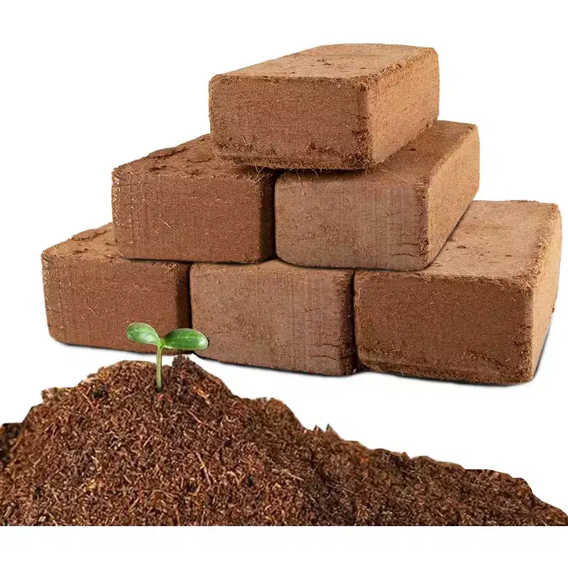 ACOINEL 6 Pack Premium Coco Coir Bricks, 100% Organic Coconut Husk for Gardening, Potting Soil Substrate