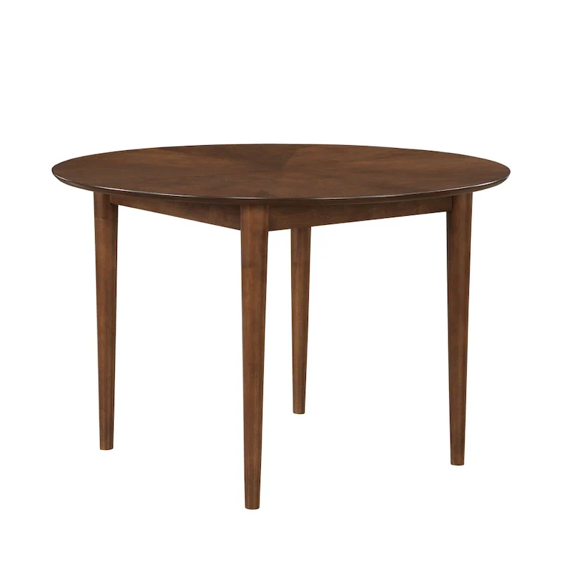 Walnut 47-inch Round Dining Table