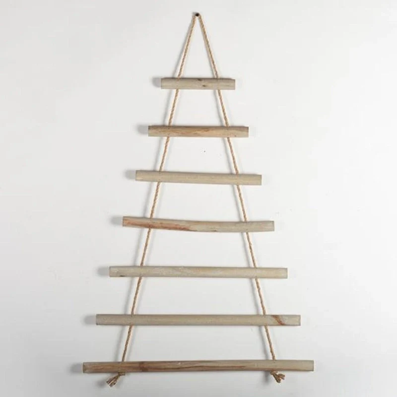 Wooden Tree Shaped Hanging Decoration