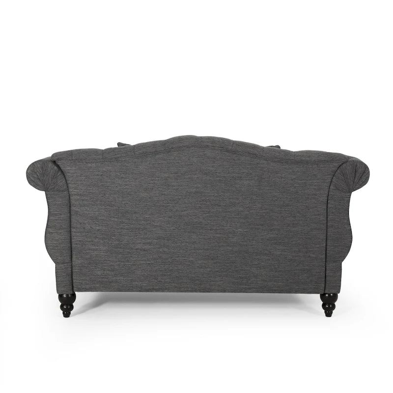 Wellston Tufted Double Chaise Lounge by Christopher Knight Home - 62.50 L x 58.50 W x 34.00 H