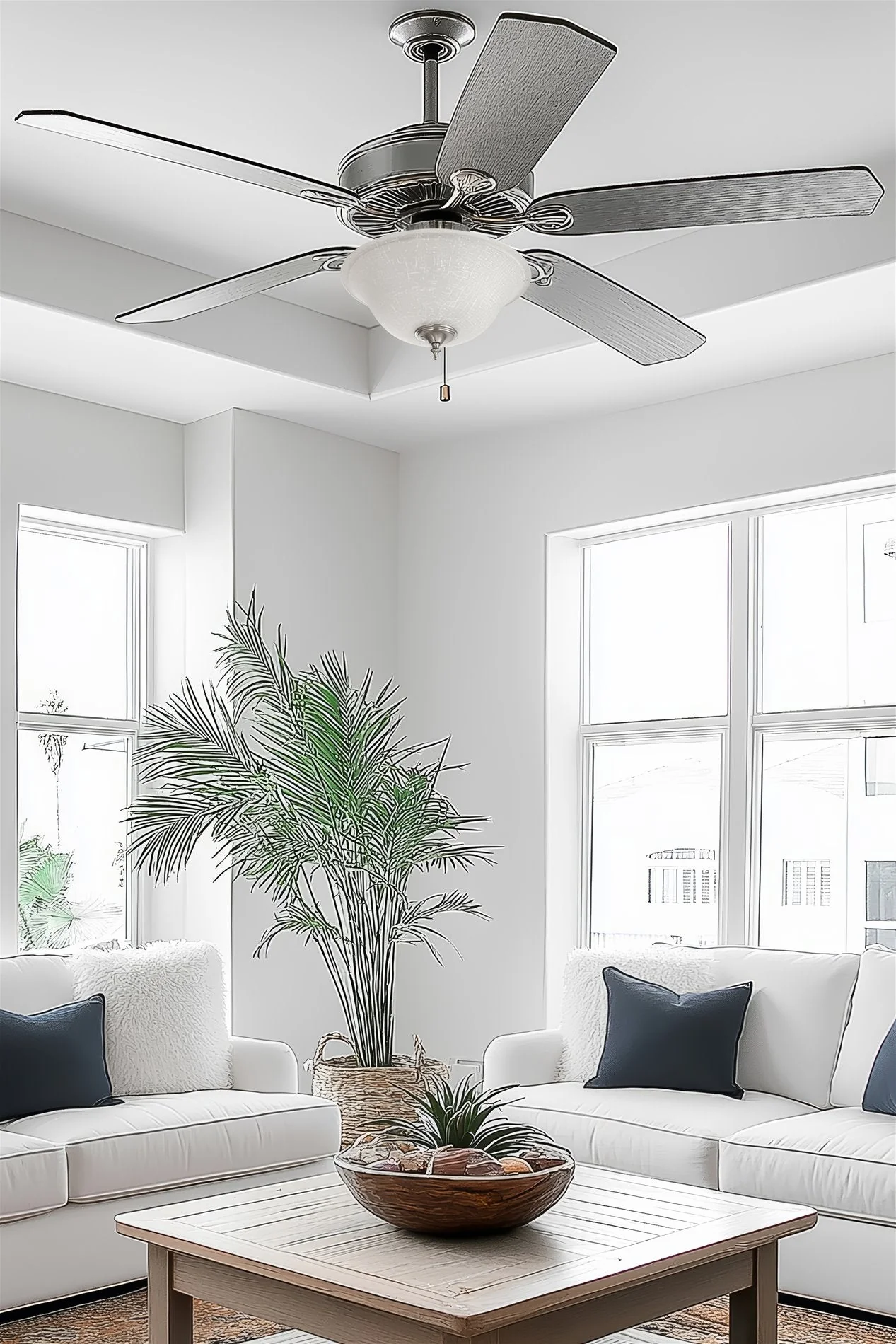 13 Hunter / Hampton Bay / Harbor Breeze Fan White Linen Glass Replacement / Upgrade