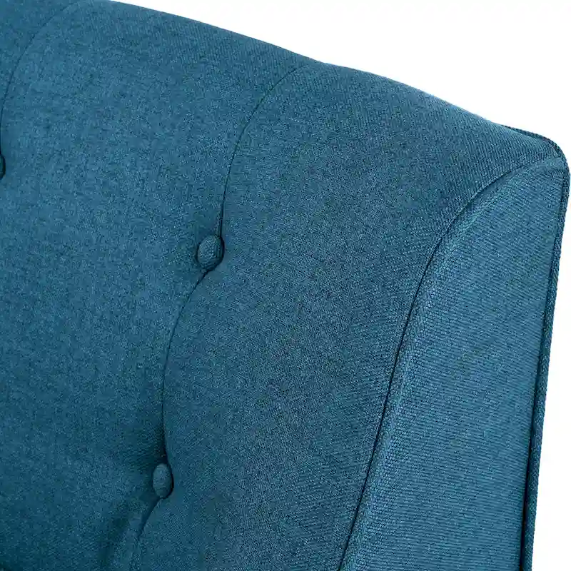 Mid-Century Modern Tufted Armchair