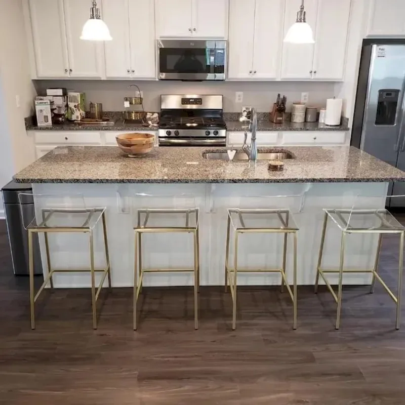 Sasha Modern Clear Transparent Stool