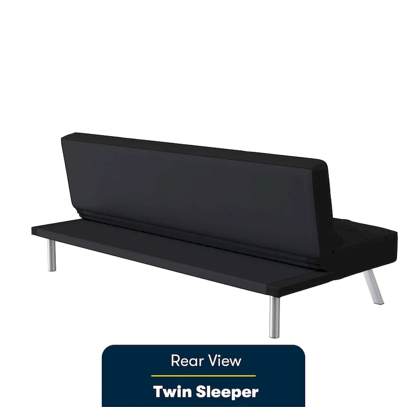 Convertible Sofa with Finger Guard – Sofa, Lounger & Full-Size Bed