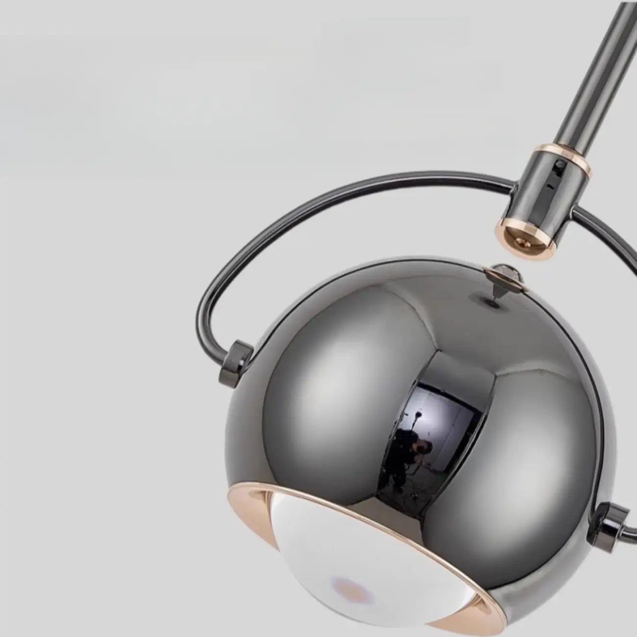 Modern Globe Metal Dimming Bedroom LED Pendant Light