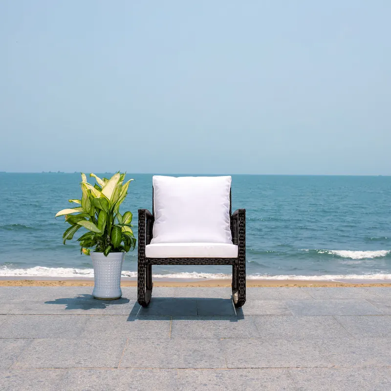 SAFAVIEH Outdoor Concepta Rocking Chair - 26W x 32D x 31H
