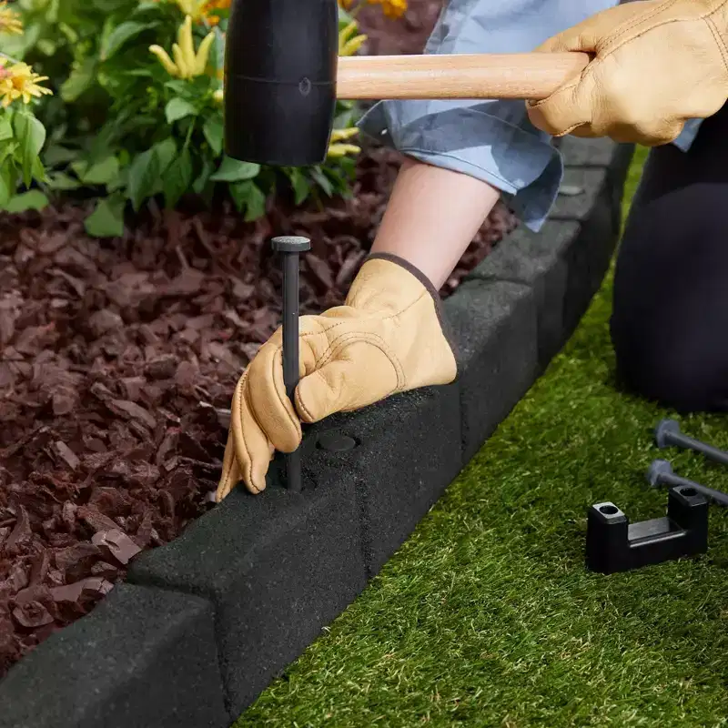Cobblestone SmartLoc Rubber Landscape Edging