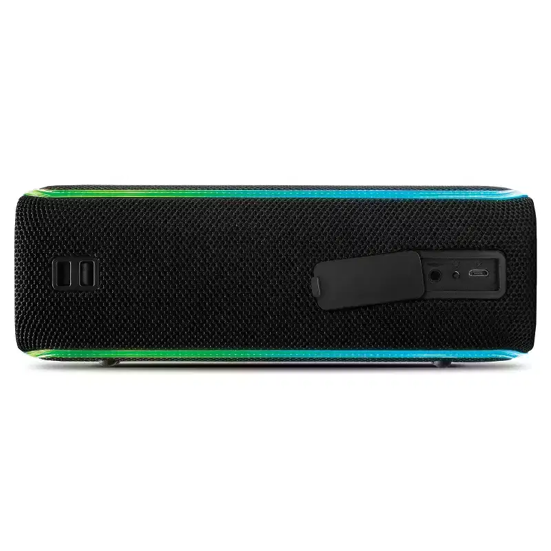 Refurbished: ION Slam Jam Weatherproof Bluetooth Speaker with Drum Sound Effects, Black - Manufacturer Refurbished