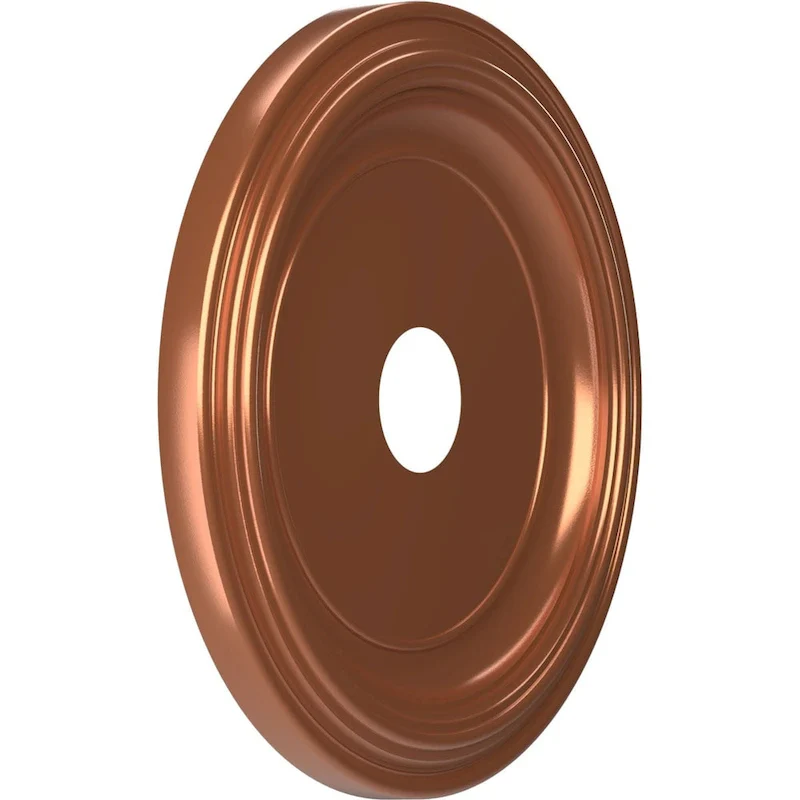 3 1/2  Inside Diameter - Traditional Thermoformed PVC Ceiling Medallion