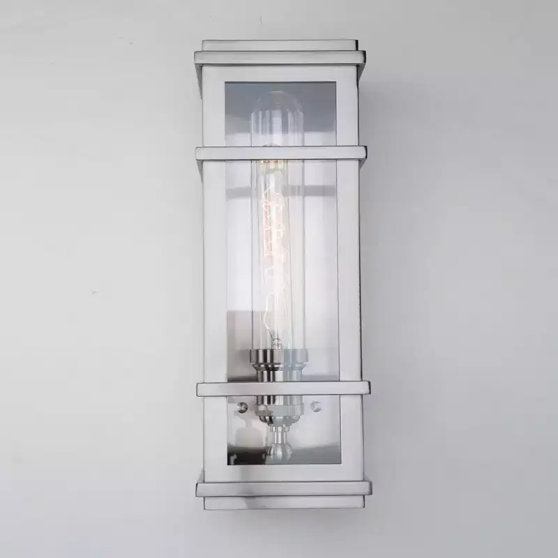 Artcraft Lighting Granger Square 1 - Light Wall Light in Black