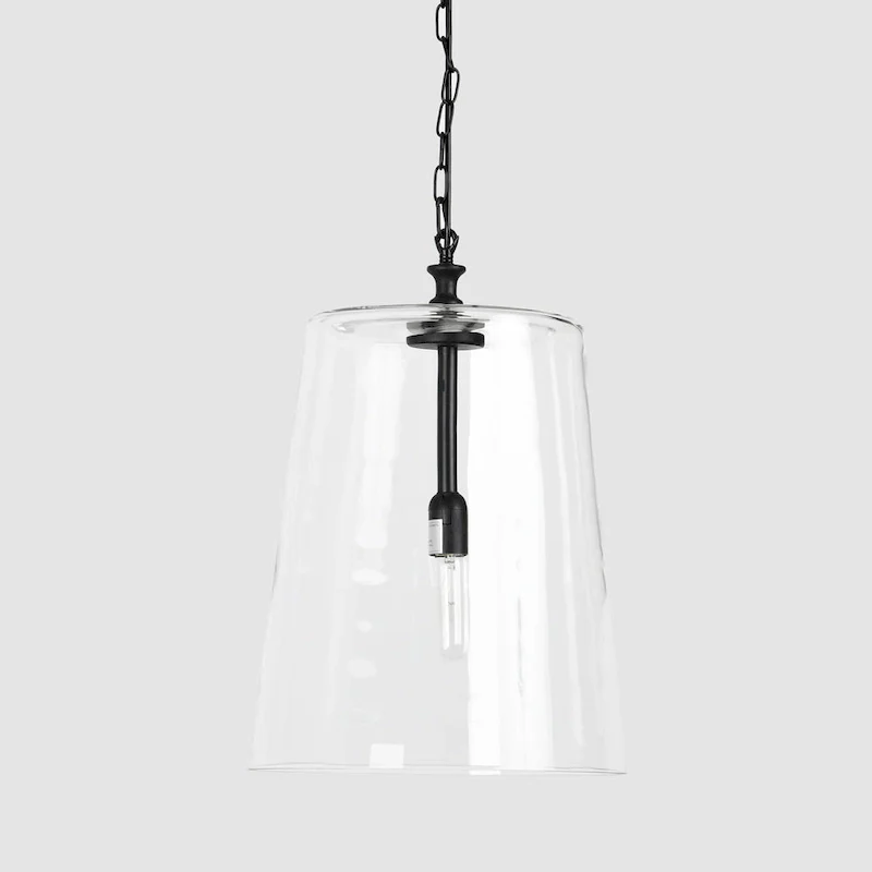 Jolee 1-Light Single Glass Pendant by Kosas Home