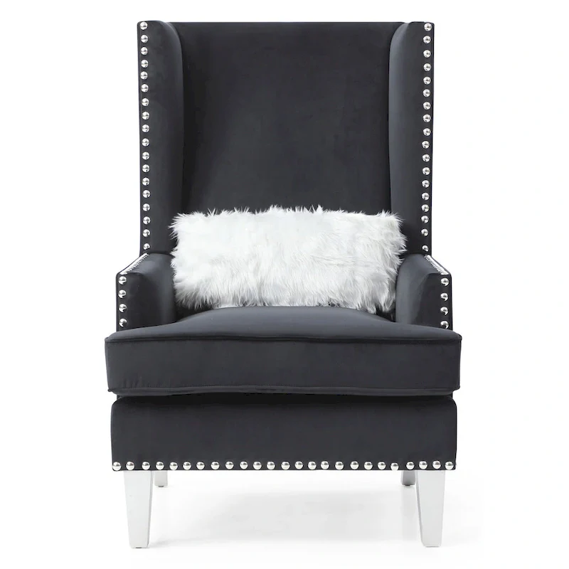 Wilshire Velvet Accent Chair