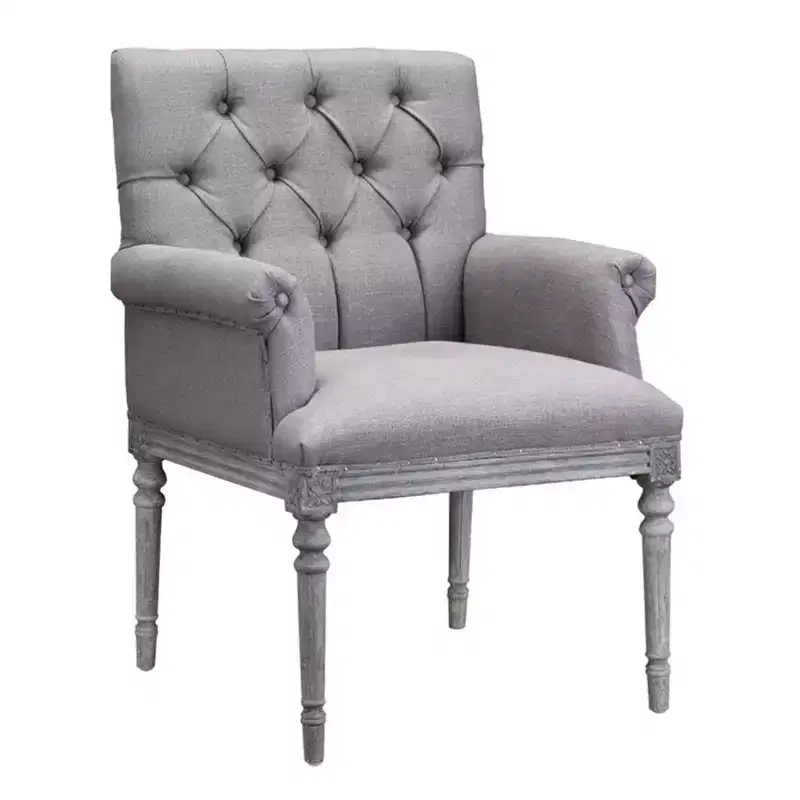 Boraam Keegan Accent Armchair Whitewashed Oak