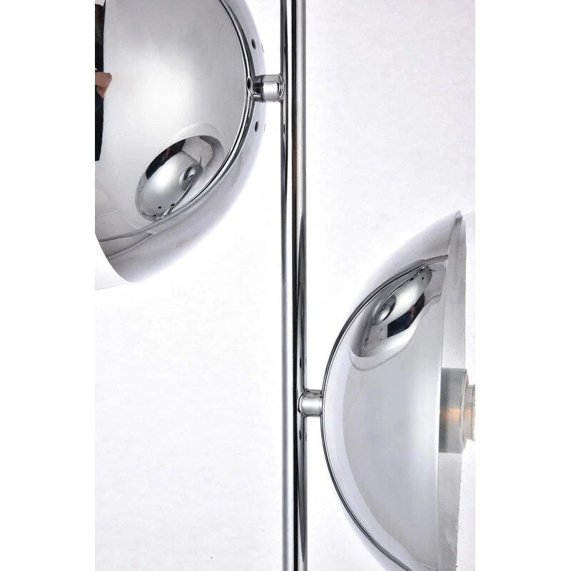 Modern 2-light 17-inch Double Bubble Pendant w/ Clear Glass