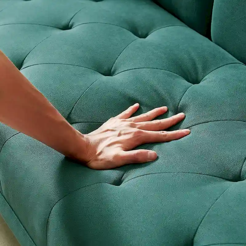 Linen Convertible Sofa