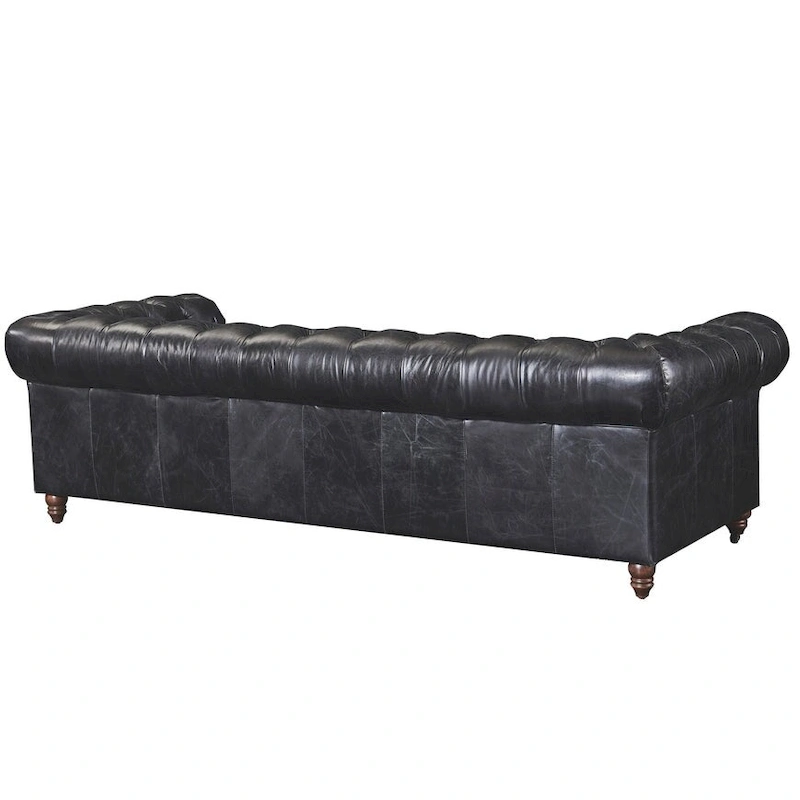Century Chesterfield Sofa - Light Chestnut Leather