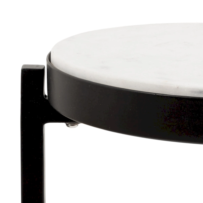 Kate and Laurel Aguilar Glam Drink Table - 9x9x23