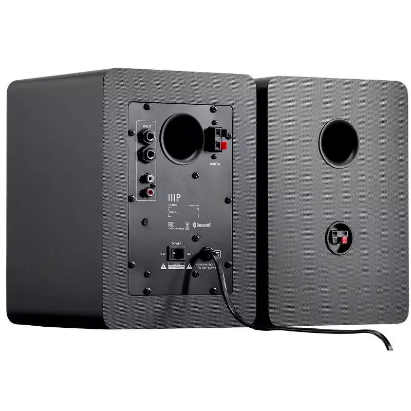 Monoprice DT-5BT 60-Watt Multimedia Desktop Powered Speakers With Bluetooth For Home, Office, Gaming, Or Entertainment Setup