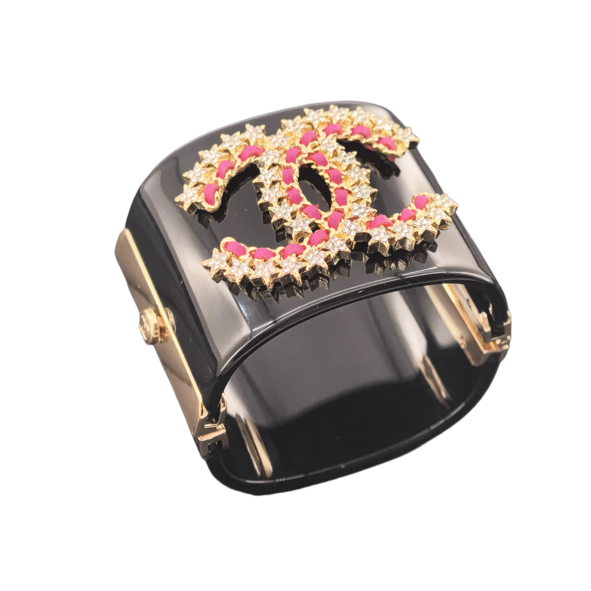 CCS069 22P CC acrylic cuff bracelet - ccjewelryacc