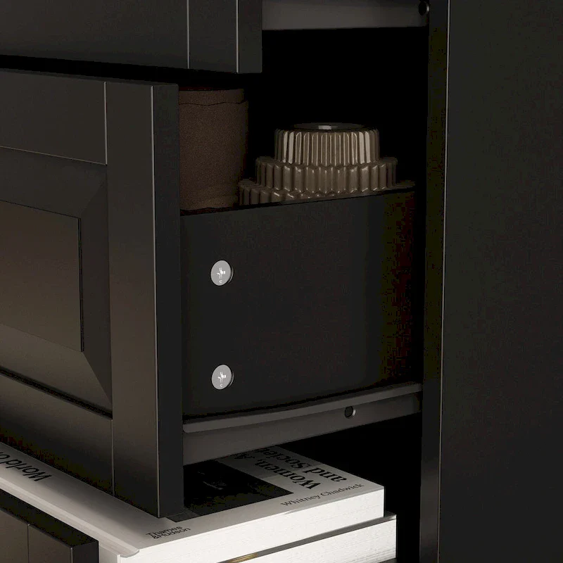 Chest of Drawers Tall 5 Drawer Dresser, Wood Dresser End Table Console