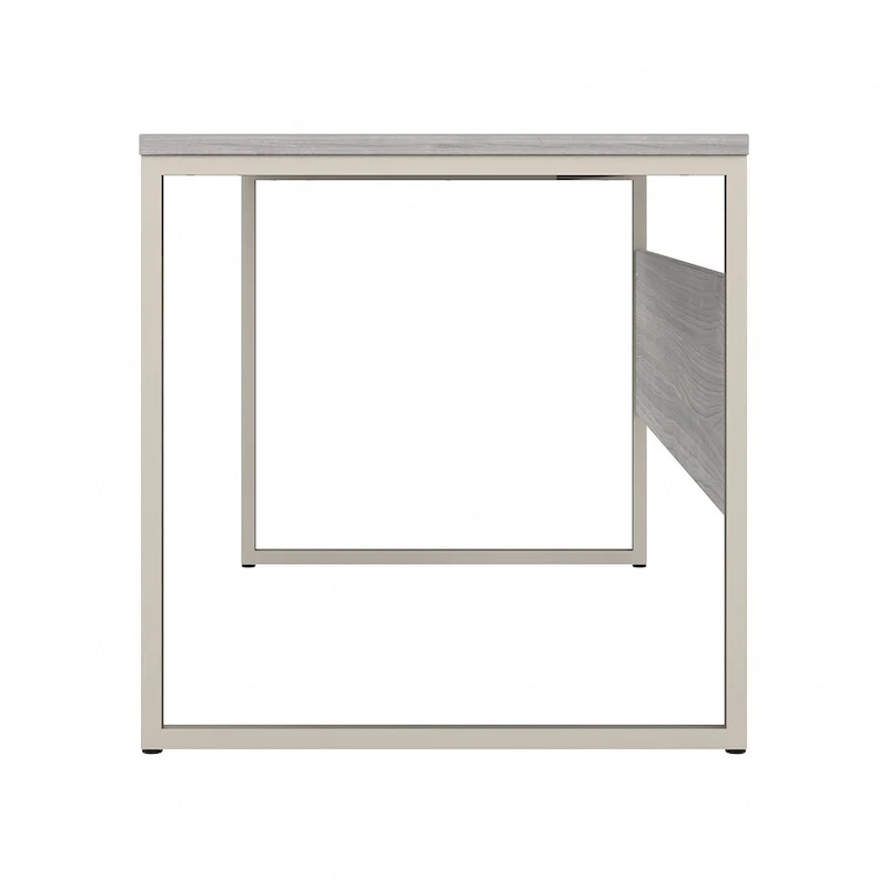 Computer Desk with Metal Legs and Wire Management