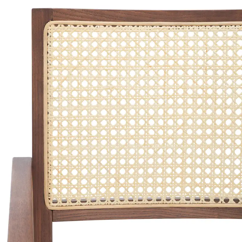 SAFAVIEH Couture Maiju Rattan Arm Chair - 21 In. W x 23 In. D x 34 In. H - 21Wx23Dx34H