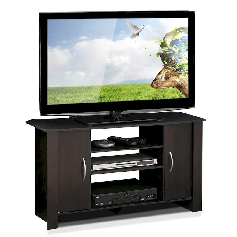 Espresso-finish TV Stand Entertainment Center