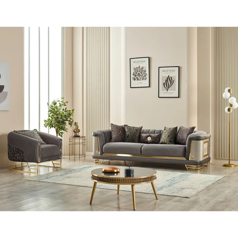 Roseau 2-piece Living room Set (1 Sofa & 1 Chair )