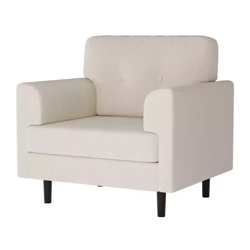 Oversized Accent Chair,Upholstered Living Room Chairs,Single Sofa Chair,Comfy Reading Lounge Armchair for Apartment, Bedroom, Office