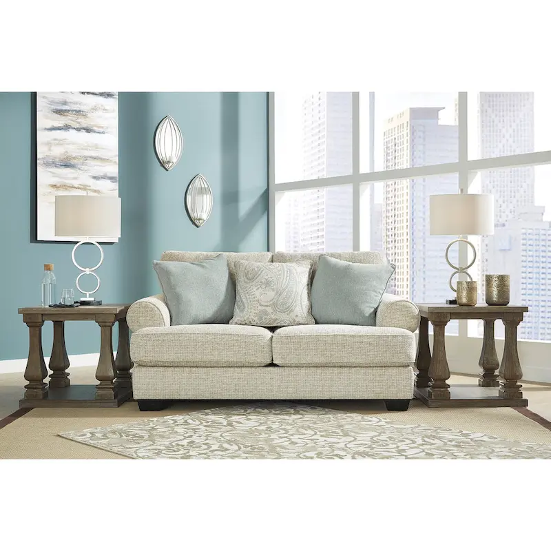 Signature Design by Ashley Monaghan Beige Loveseat - 74W x 45D x 39H