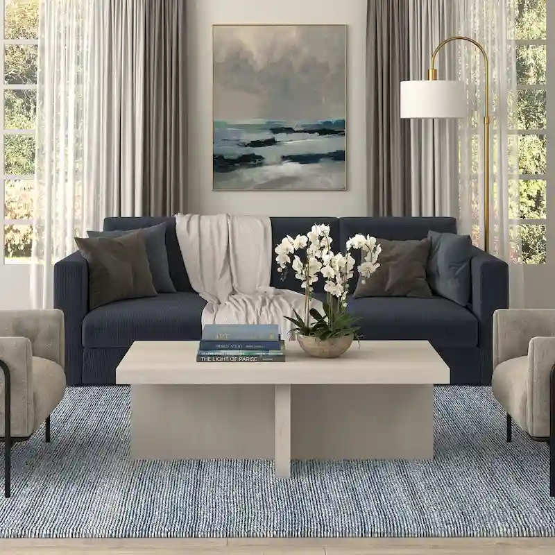 Elna 44 Wide Rectangular Coffee Table