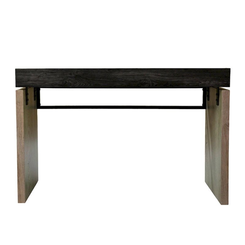 SEI Furniture Hedgefield Transitional Wood Black Desk