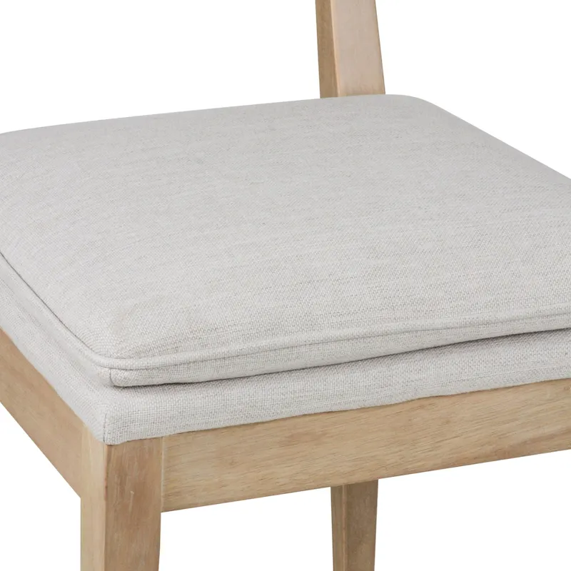 Solid Wood Upholstered Dining Chairs (Set of 2) by East at Main