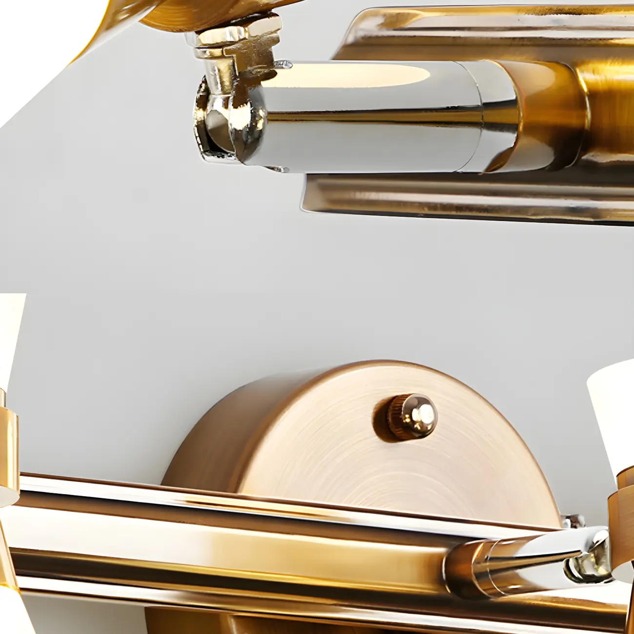 Modern Gold Cone Shade Bathroom Vanity Light LED Fixture